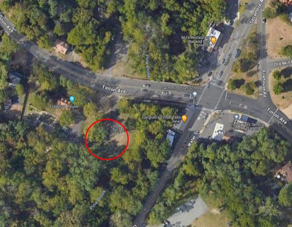 Google Maps photo of Tinton Falls African American burial ground.