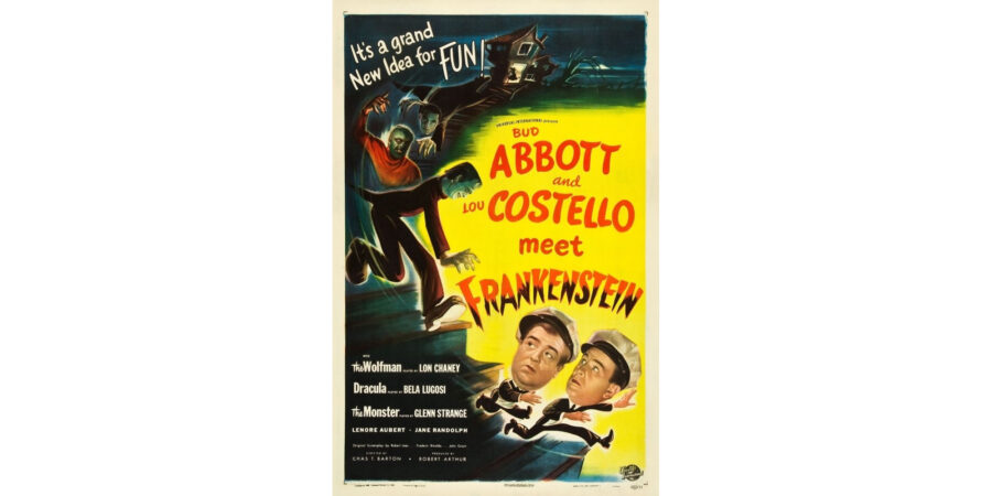 Poster for Abbott and Costello Meet Frankenstein, public domain.