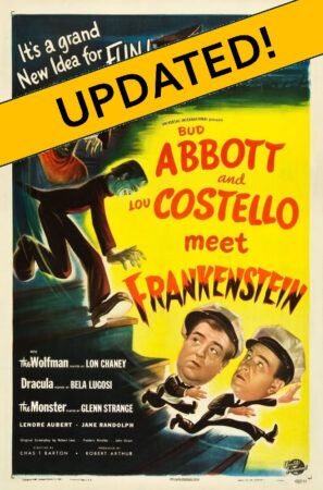 Poster for Abbott and Costello Meet Frankenstein, public domain.