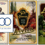 Composite image of three Lovett's Nursery catalogs. Images courtesy Little Silver Historical Society.