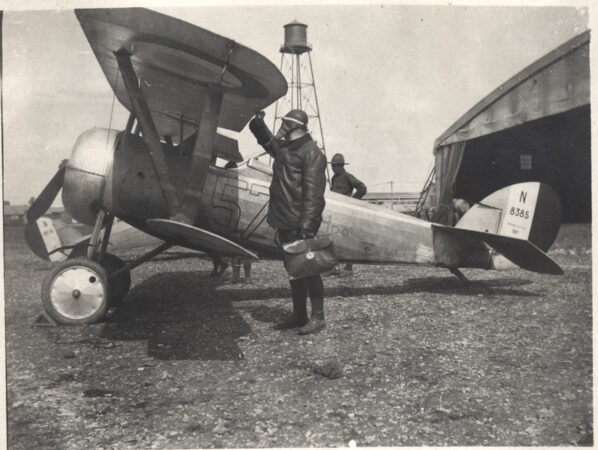 A Nieuport 27, a common advanced trainer based at Issoudun which Parsons would have flown while stationed there. Image credit: Mike O’Neal, Golden Age Air Museum.