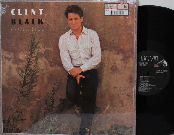 Photograph of Clint Black's debut album Killin' Time.