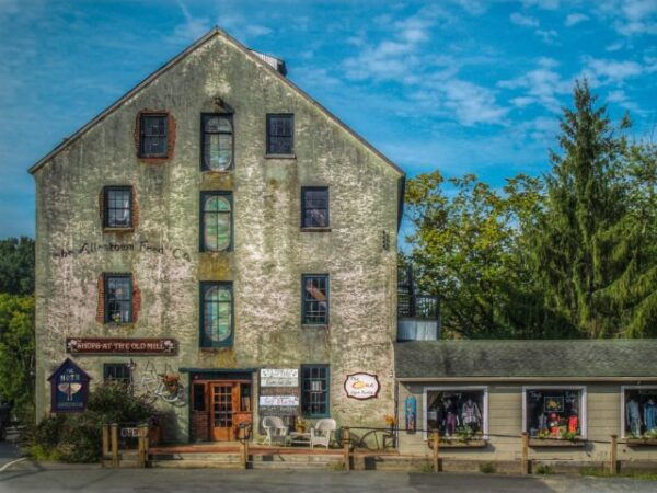 The Old Mill in Allentown. Image credit: The Historic Village of Allentown.