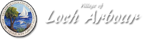 Official town logo of Loch Arbour, N.J.