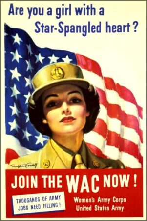 Women's Auxiliary Corps recruiting poster.