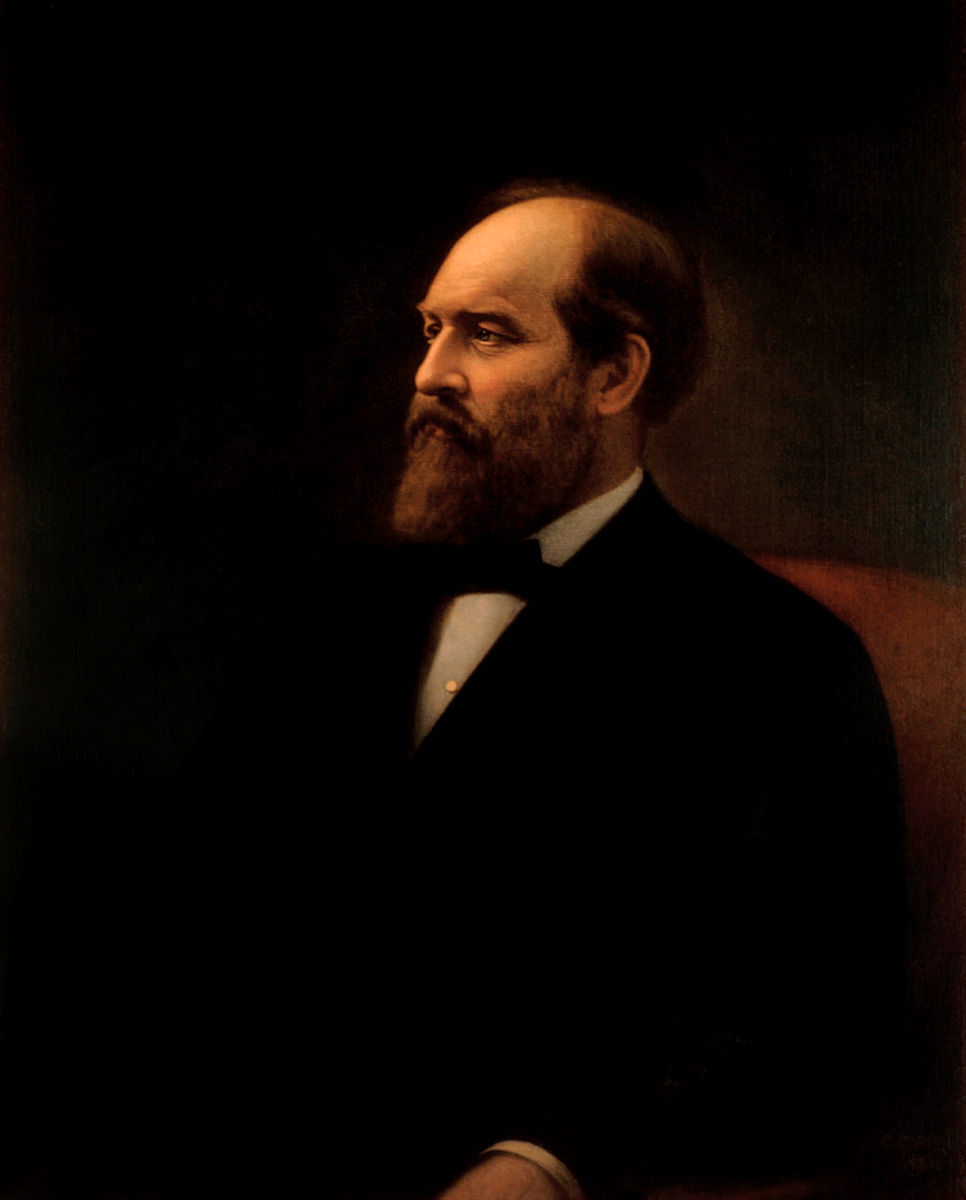 Official White House portrait of James A. Garfield.