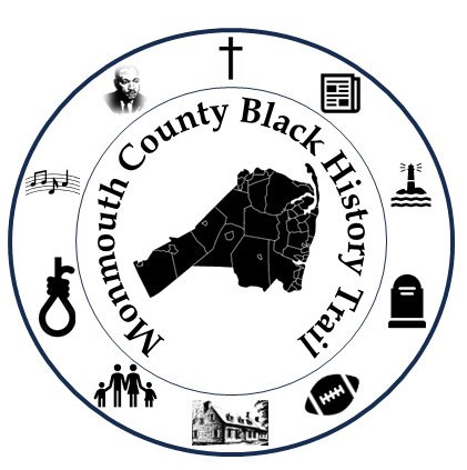 Logo for Monmouth County Black History Trail. ©2024 Monmouth Timeline Inc.